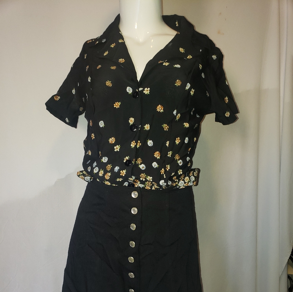 Floral top 90s